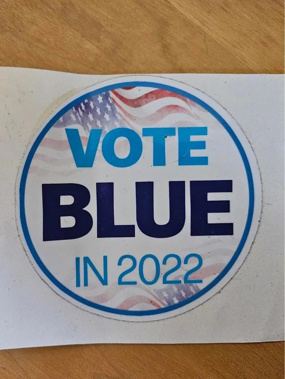 Democrats Vote Blue in 2022 - Car Window/laptop/water bottle Sticker - NEW